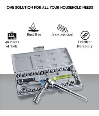 RAVARIYA GRAPHICS Socket Set More than 15 Pc