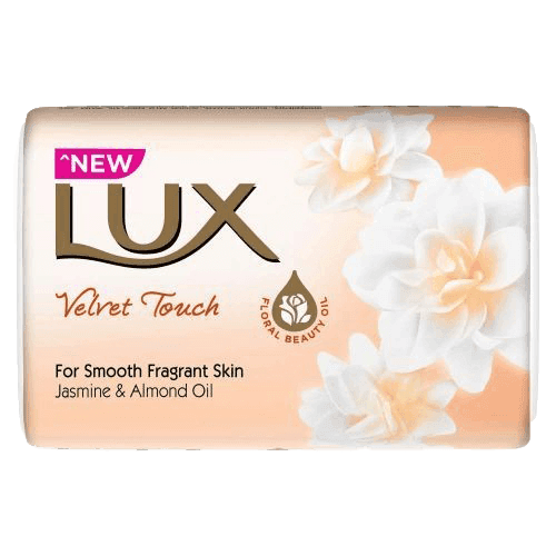 Lux Bathing Soap Velvet Touch Jasmine And Almond Oil 100g