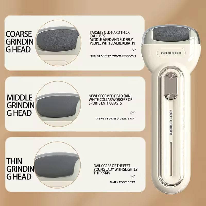A18 Electric Foot Callus Remover | Rechargeable Pedicure Machine for Smooth Feet view 4