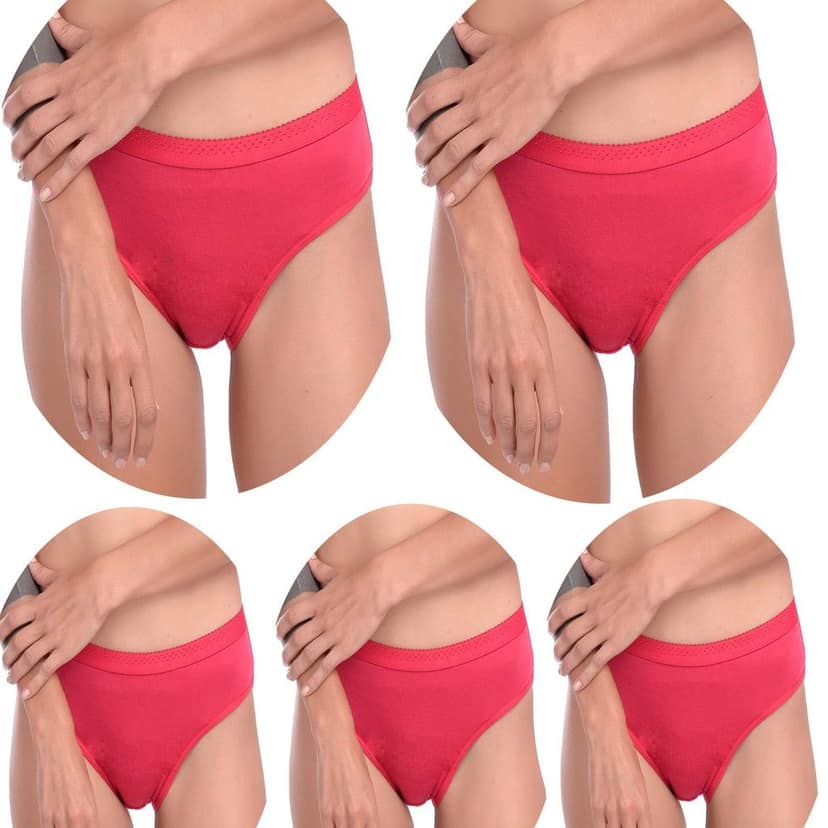 Cotton Full Coverage Hipster Panties Pack 5 view 6