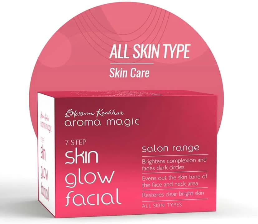 Aroma Magic 7 Step Skin Glow Facial Kit Salon Range (All Skin Types) (13ml+25gm) view 2