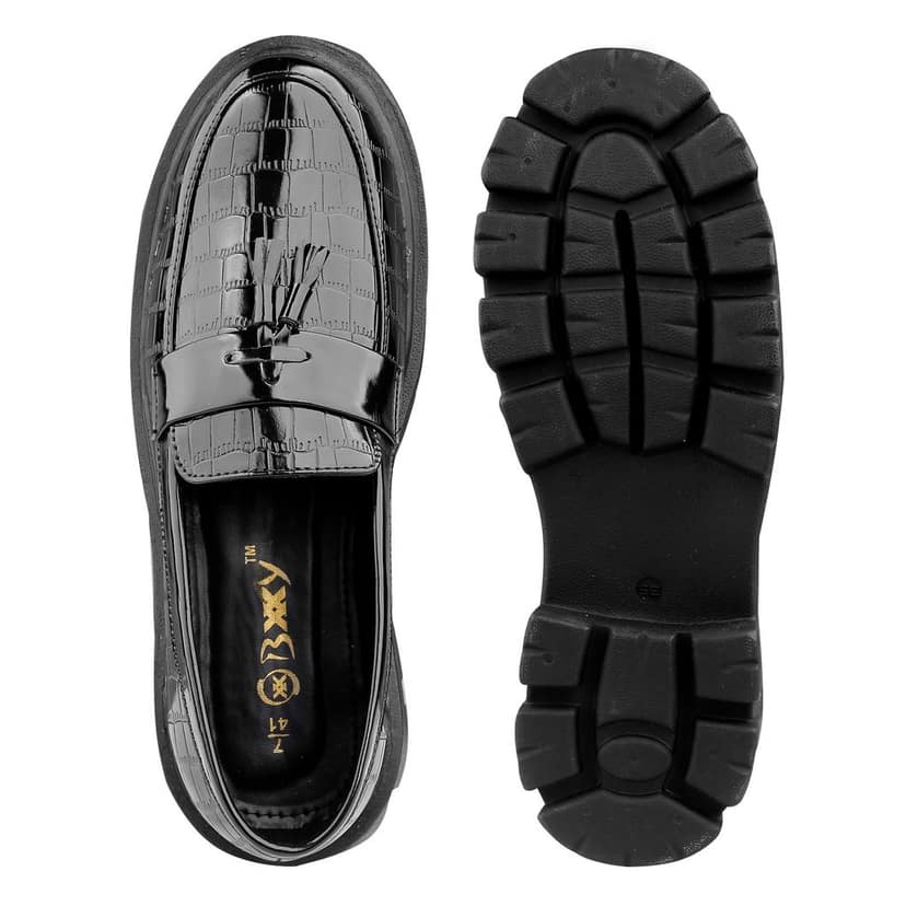 Bxxy's Faux Leather Slip-on Loafers view 6