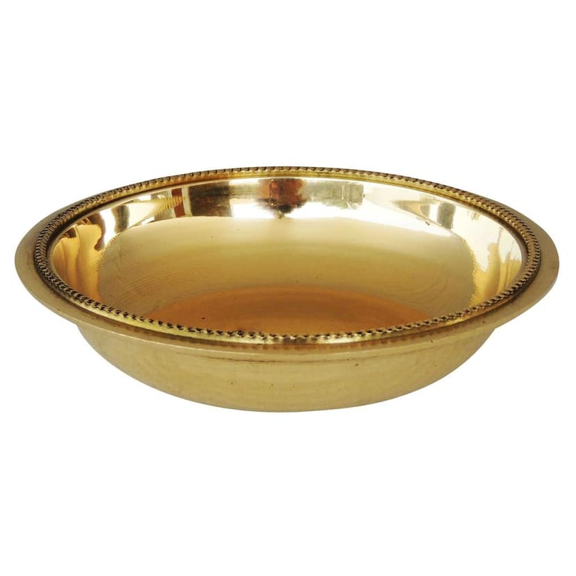 Pure Brass Halwa Bowl (BCMAS116 B) view 4