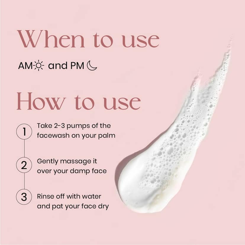 SkinInspired Foaming Face Wash For Deep Cleansing/Facewash for Glowing Skin/Daily-Use Face Cleanser for Women & Men/Natural Foaming Face Wash for Normal to Dry & Combination Skin (100 ml) view 8