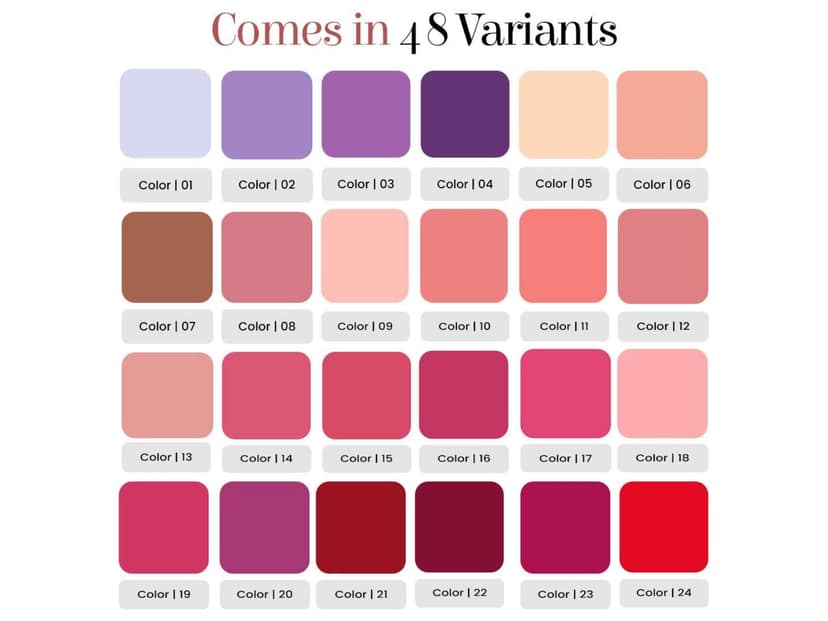 MARS EURO Nail Lacquer, Glossy Gel Finish, Rich Pigmentation, Chip Free, Quick Drying Formula, Long Lasting Nail Polish for Women - 6.0 ml - SHADE-07 view 3
