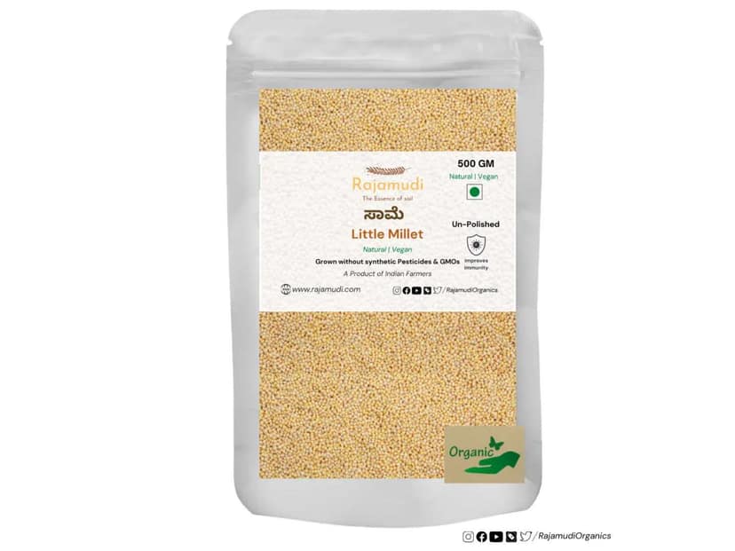 Rajamudi Organics Saame - Little Millet - 500 Gram