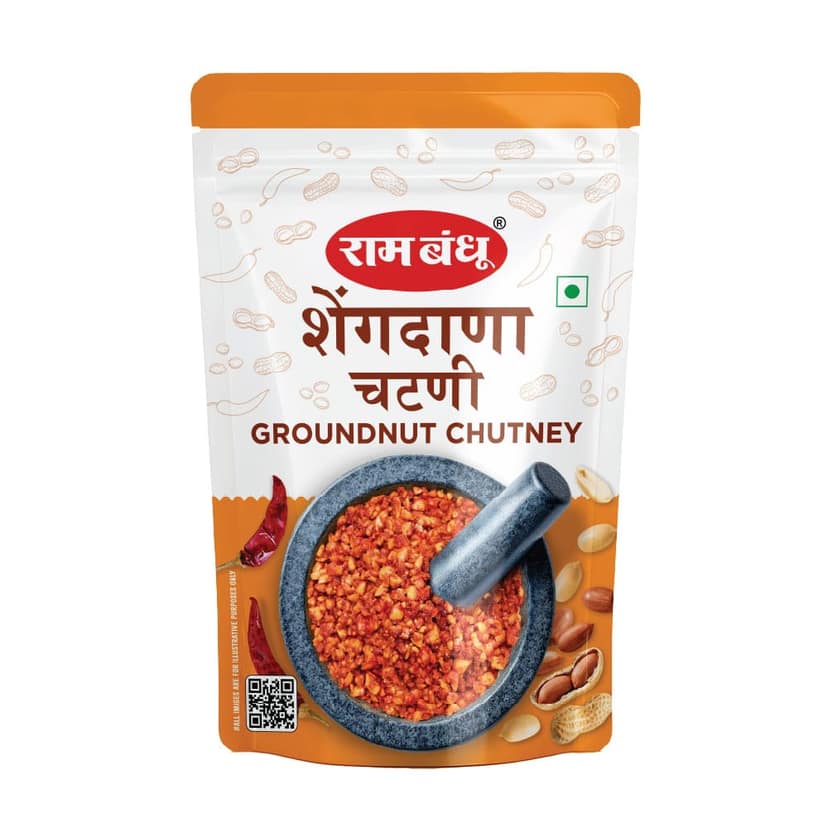 Ram Bandhu Shengdana (Peanut) Chutney - 100G X 4 (Pack of 4)