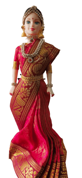 Traditional Indian Decorative Saree Doll
