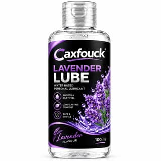 Caxfouck Lavender Personal Intimate Lube Gel 100 ml Smooth Feel & Everyday Comfort (Set Of 1)
