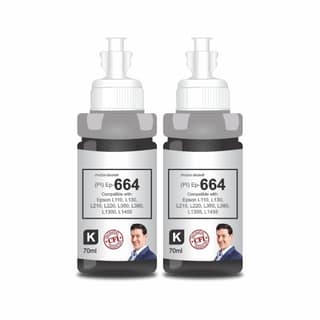 ProDot Ep-664 Inkjet Ink Refill Compatible with Epson L100, L130, L210, L220, L300, L310, L350, L355, L360, L380, L485, L565, L655, L1300, L1455 Ink Tank Printers
