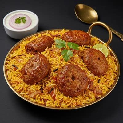 kabab. Biryani