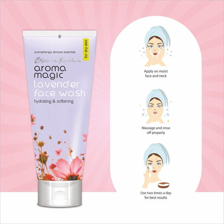 Aroma Magic Lavender Face Wash For Dry Skin (100ml) view 2