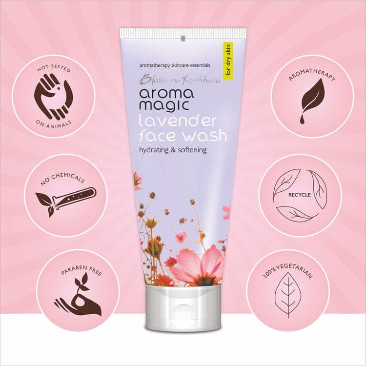 Aroma Magic Lavender Face Wash For Dry Skin (100ml) view 6