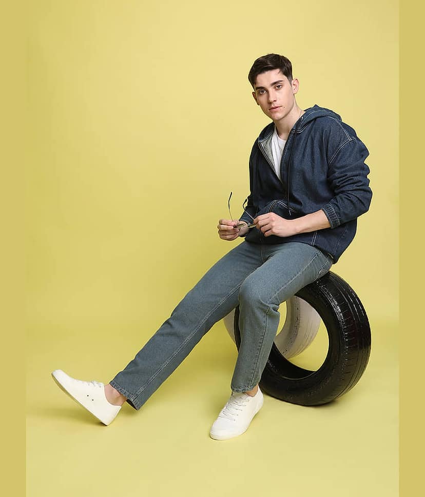 Bene Kleed Relaxed Basic Men's Jeans - Blue ( Pack of 1 ) view 5