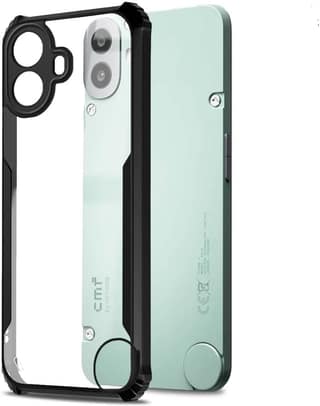 PLUGTECH Slim Shockproof Case | Matte Black Soft | Drop Protection | Precise Cutouts | Premium Mobile Cover for Nothing CMF Phone 1
