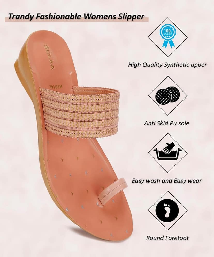 PUK7014L Stylish Lightweight & Durable Everyday Sandals for Women view 3