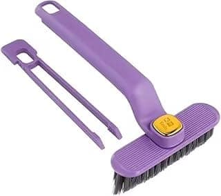 Kmils Multi-Function Bathroom Plastic Cleaning Brush,Tiles Cleaning Brush,Hard Bristle Rotating Crevice Gap Cleaning Brushes For Bathroom,Floor Cleaner Brush(Multi Colour)