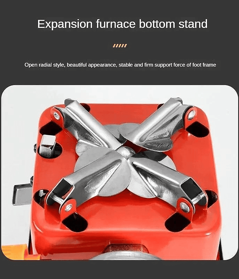 Foldable Outdoor Gas Stove – Portable Stainless Steel Burner for Camping & Travel view 2