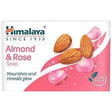 Himalaya Almond & Rose Soap, Moisturizes & Cools Skin, 75 G
