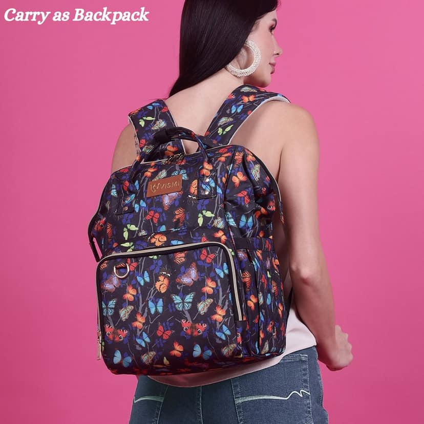 VISMIINTREND Diaper Backpack for Mother | Water Resistant | Anti Theft | Maternity Travel Backpack | Baby Shower Gift for | Girl | Boy view 2
