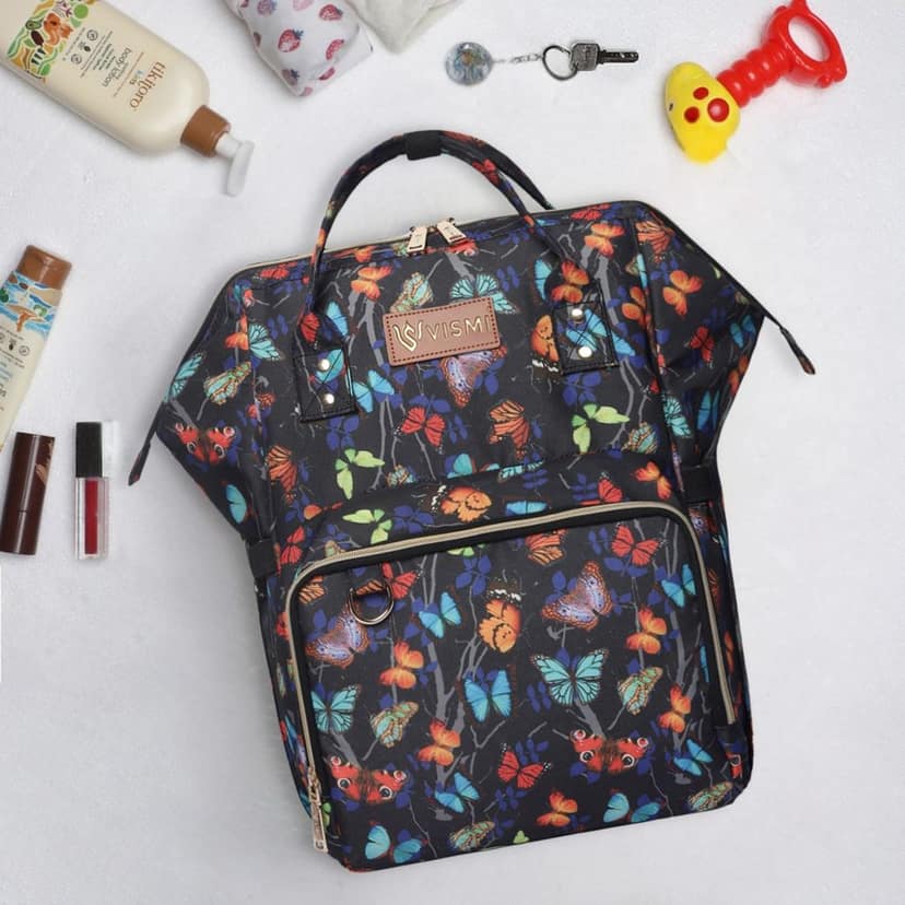 VISMIINTREND Diaper Backpack for Mother | Water Resistant | Anti Theft | Maternity Travel Backpack | Baby Shower Gift for | Girl | Boy view 4
