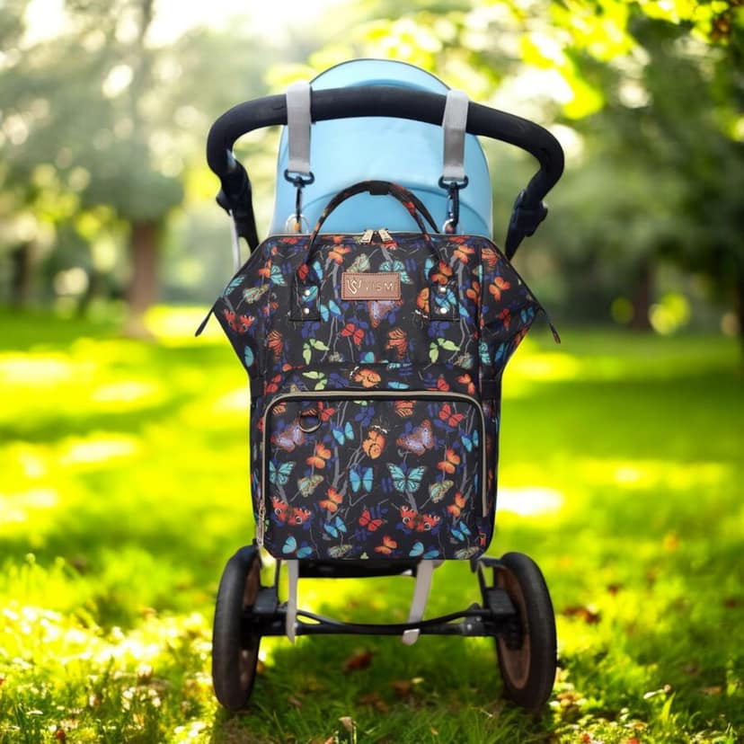 VISMIINTREND Diaper Backpack for Mother | Water Resistant | Anti Theft | Maternity Travel Backpack | Baby Shower Gift for | Girl | Boy view 8