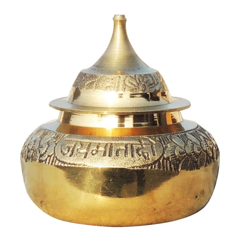 Brass Handicraft Sindoor Dani, Dabbi (FMAS416 A) view 5