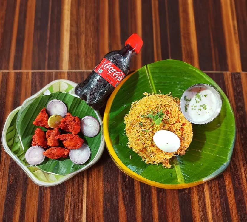 Egg Biryani+Kabab+250Ml Cool Drink]
