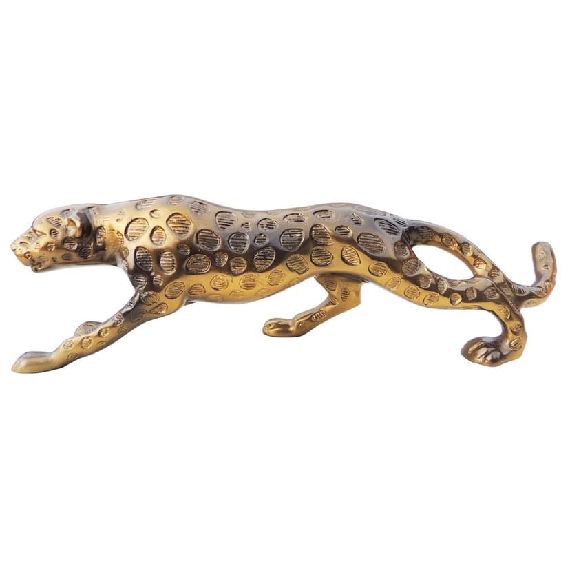 Aluminium Home Decorative Leopard Showpiece Statue (ANMAS256 B) view 3