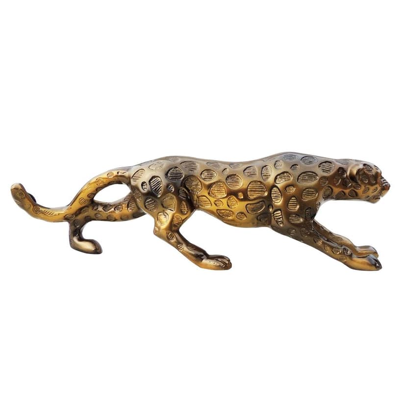 Aluminium Home Decorative Leopard Showpiece Statue (ANMAS256 B) view 4