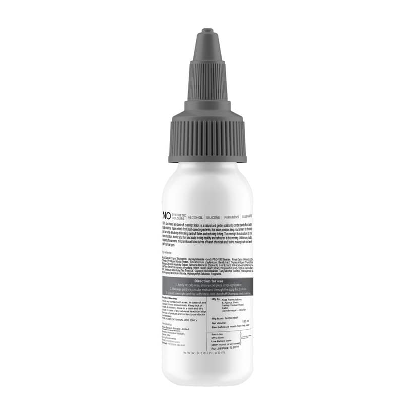 Ktein Natural 100% Plant Based Gentle Scalp Dandruff Lotion (100ml) view 2