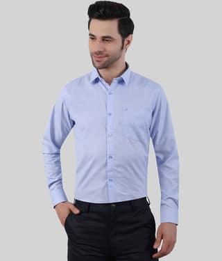 Comey Cotton Blend Regular Fit Full Sleeves Men's Formal Shirt - Brown ( Pack of 1 )