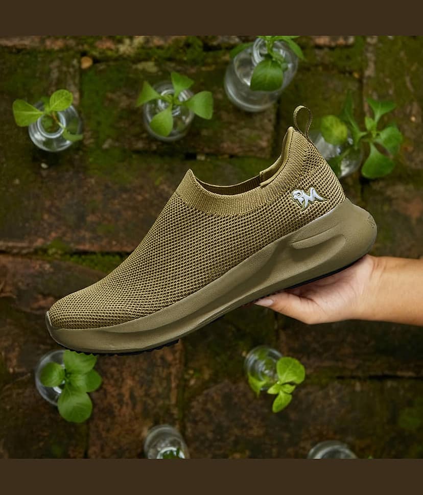 Neemans Olive Men's Slip-on Shoes