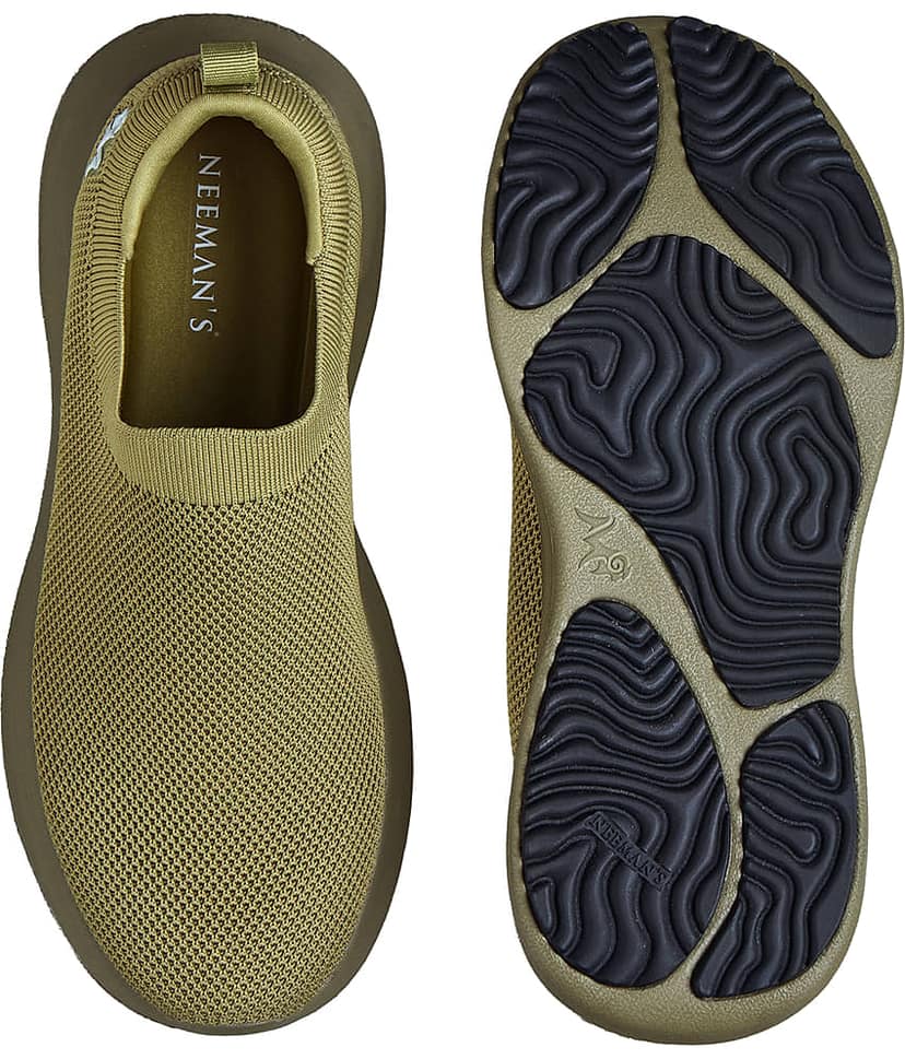 Neemans Olive Men's Slip-on Shoes view 4