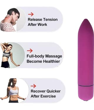 Breckelle's Mini Bullet Vibrator Manual Massager