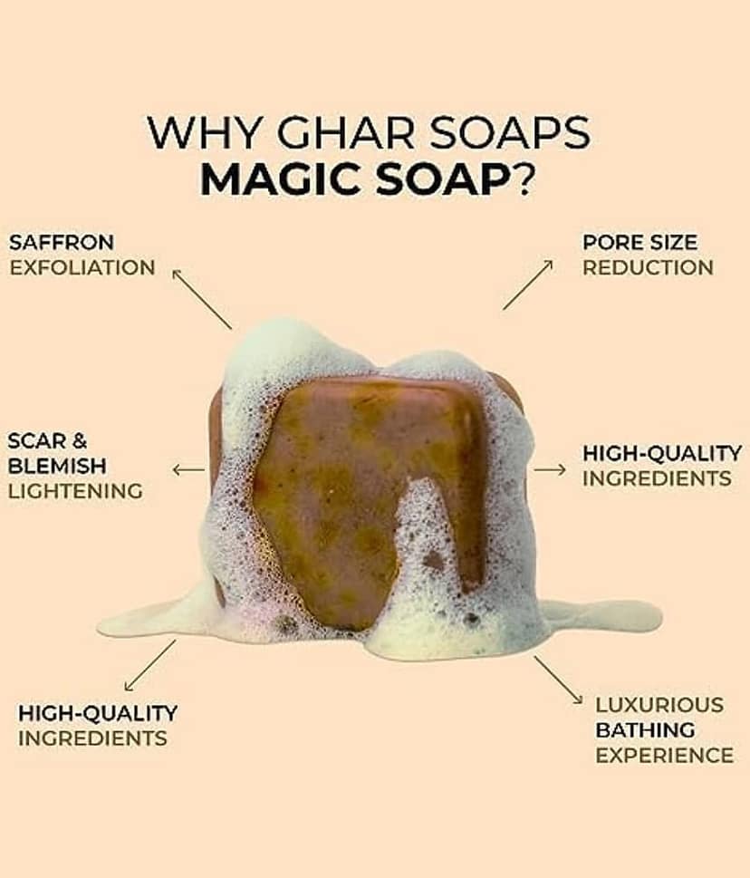 Treszo Beauty Gharr Magic Soap for tan removal Soap for All Skin Type ( Pack of 3 ) view 2