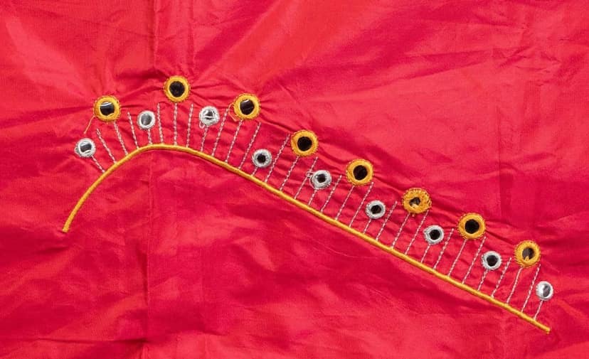 sonchiraiya embroidery blouse piece04 view 4