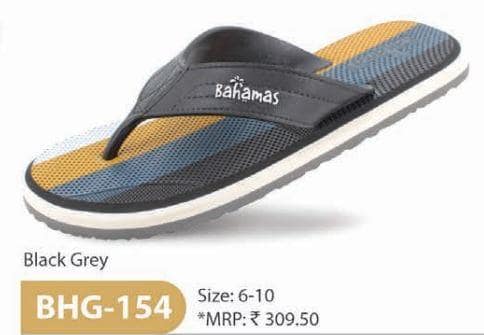 BAHAMAS BH154 Black Grey G No 8 Mens Hawai