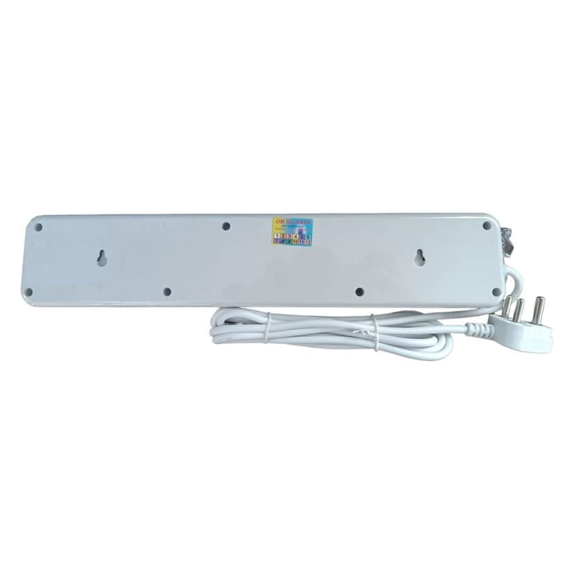 Safeguard Your Electronics: Regard Spike Guard (1.5m wire, 6 Socket, Fuse) - Reliable Protection, Quality Build, Made in India. view 4