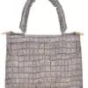 Lychee bags Women Pu Sling Bag Grey view 2