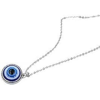 Evil Eye Protection pendant silver for Girls & Women without chain by CEYLONMINE