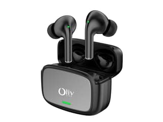 OlivLife VELO True Wireless Earbuds, Bluetooth 6.0 in-Ear Headphones with ENC Mic, 14H Playtime, Deep Bass, Premium Sound, Type-C Fast Charging Case - Black