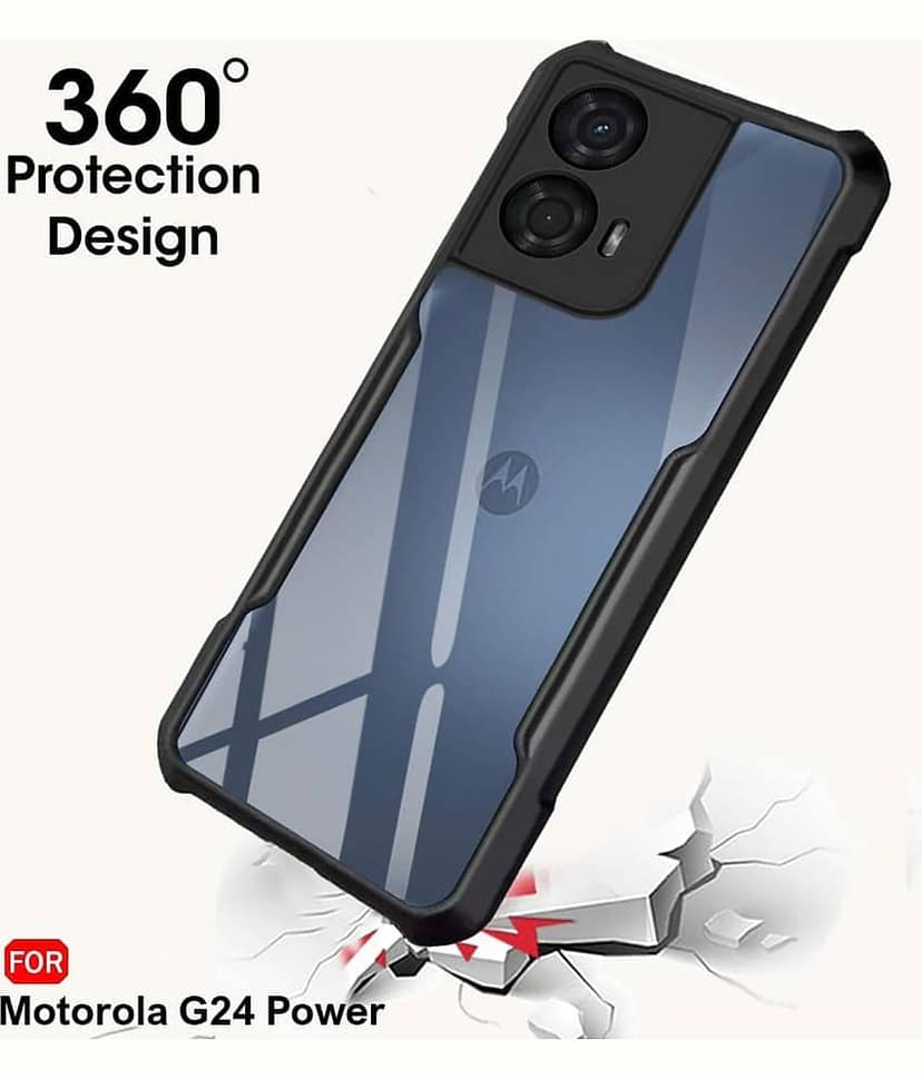 ZAMN Shock Proof Case Compatible For Polycarbonate MOTOROLA G24 Power ( )