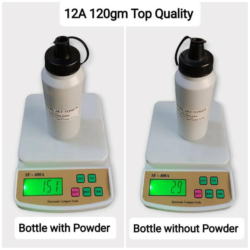 Premium Print Performance: 12A/49A/05A Toner Powder (120gm) - Sharper, Darker, Less Waste & 100% perfect weight view 3