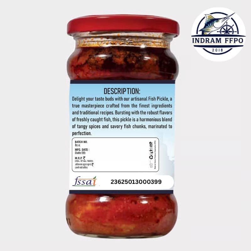 Indram FFPO- Delicious Fish Pickle 300g view 3