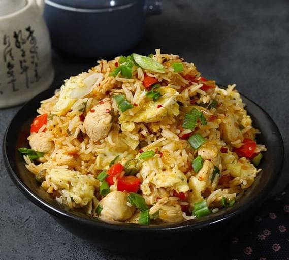 Chicken chilli fried rice