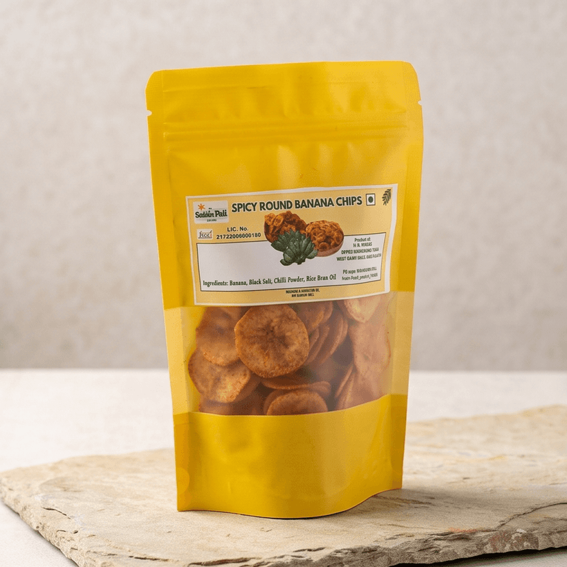3 in 1 Combo | Banana Chips, Banana Kurkure & Spicy Banana Chips Combo - 300 gm - Three stand-up pouch view 2