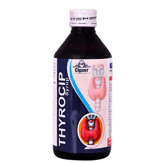 Cipzer Thyrocip Syrup (200ml): Natural Support for Thyroid Balance, Metabolism & Energy