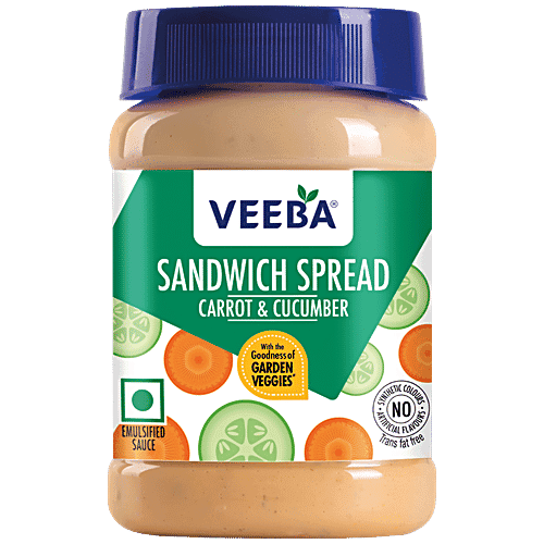 VEEBA Sandwich Spread - Carrot & Cucumber, 250 g