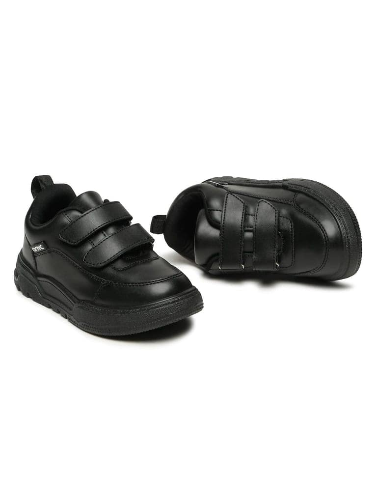 SuperKool Comfortable & LightWeight Lace-Free School Shoes - Black (Unisex) view 8